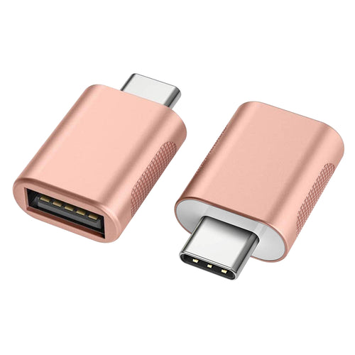 USB C to USB Adapter(2 Pack), USB-C to USB 3.0 Adapter, USB Type-C to USB, Thunderbolt 3 to USB Female Adapter OTG for MacBook Pro 2019, MacBook Air 2020, iPad Pro 2020, More Type-C Devices